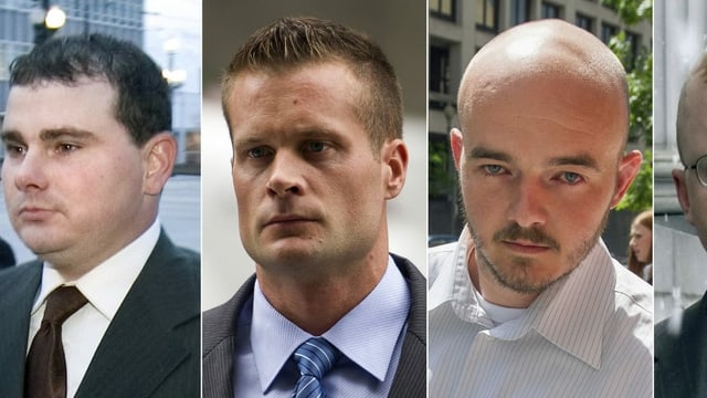 Dustin Heard, Evan Liberty, Nicholas Slatten and Paul Slough. Dustin Heard, Evan Liberty, Nicholas Slatten and Paul Slough.