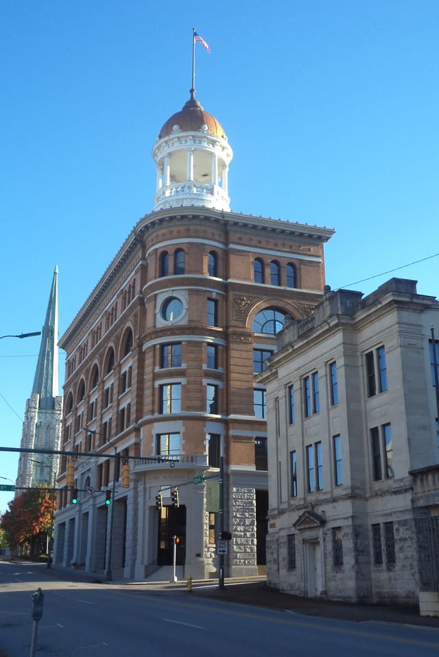 Ein altes Backsteingebäude in der US-Stadt Chattanooga Ein altes Backsteingebäude in der US-Stadt Chattanooga