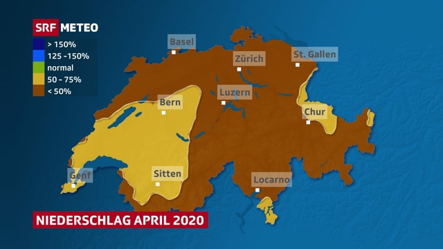 Ein Karte zeigt, dass das Defizit im Westen etwas kleiner ist. Ein Karte zeigt, dass das Defizit im Westen etwas kleiner ist.
