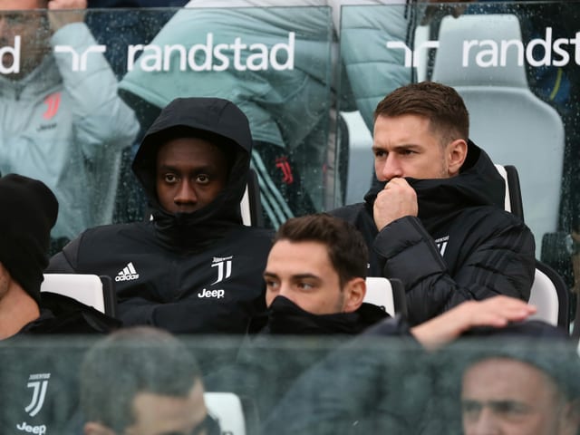 Die beiden Juve-Spieler Blaise Matuidi und Daniele Rugani. Die beiden Juve-Spieler Blaise Matuidi und Daniele Rugani.