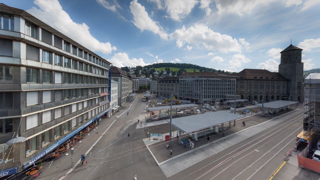 Neuer St. Galler Bahnhofplatz Neuer St. Galler Bahnhofplatz