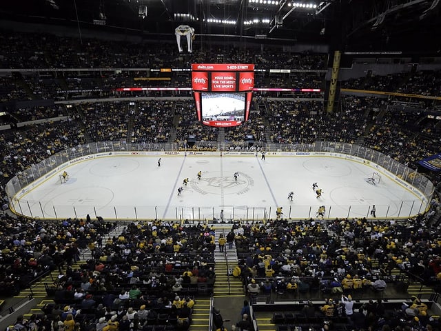 Stadion der Nashville Predators. Stadion der Nashville Predators.