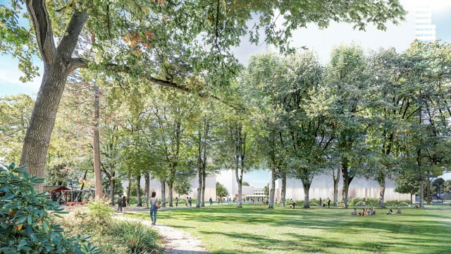 So soll der Park künftig aussehen. So soll der Park künftig aussehen.