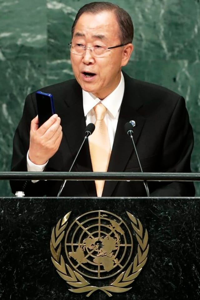 Ban Ki Moon, il secretari general da l'ONU. Ban Ki Moon, il secretari general da l'ONU.