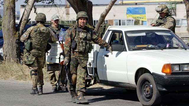 Ukrainische Soldaten Ukrainische Soldaten