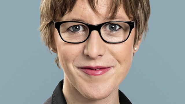 Portrait der Politikerin Barbara Gysel. Portrait der Politikerin Barbara Gysel.