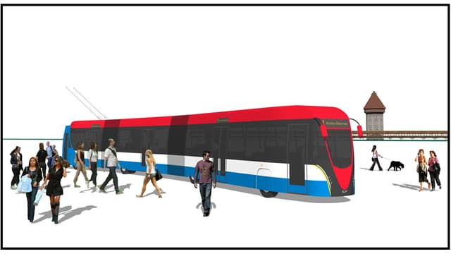 «RBus», der in der Stadt Luzern zum Einsatz kommen soll. «RBus», der in der Stadt Luzern zum Einsatz kommen soll.