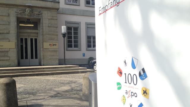 Axpo-Haupteingang Axpo-Haupteingang