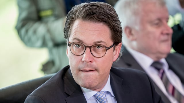 Der deutsche Verkehrsminister Andreas Scheuer Der deutsche Verkehrsminister Andreas Scheuer