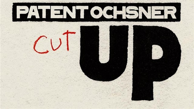 «Cut Up», das zehnte Studio-Album von Patent Ochsner, erscheint am 24. Mai 2019. «Cut Up», das zehnte Studio-Album von Patent Ochsner, erscheint am 24. Mai 2019.