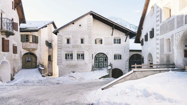 Das Schellenursli-Haus in Guarda.
