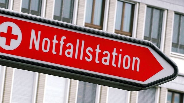 Signaltafel Notfallstation. Signaltafel Notfallstation.