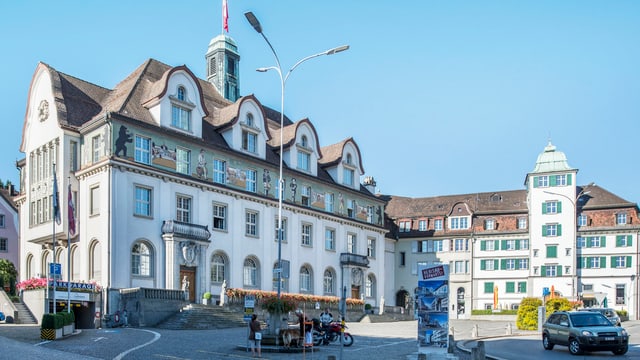 Das Ausserrhoder Regierungsgebäude in Herisau Das Ausserrhoder Regierungsgebäude in Herisau