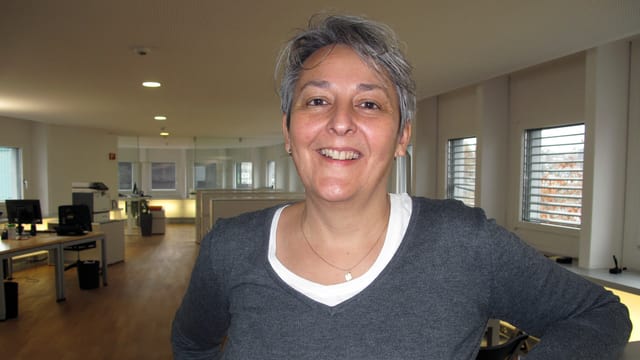 Alexandra Zvekan in der Radio-Redaktion. Alexandra Zvekan in der Radio-Redaktion.