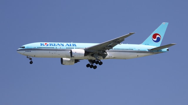 Ein Flugzeug der Korean Air. Ein Flugzeug der Korean Air.