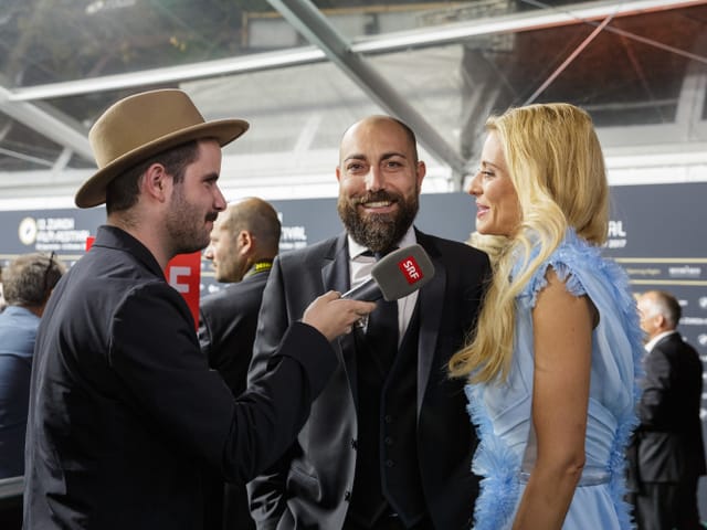 Christa Rigozzi mit ihrem Mann Giovanni Marchese.