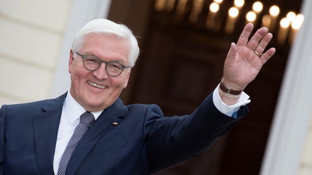 Franz-Walter Steinmeier im Porträt. Franz-Walter Steinmeier im Porträt.