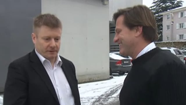 Ignaz Walker und Linus Jaeggi. Ignaz Walker und Linus Jaeggi.