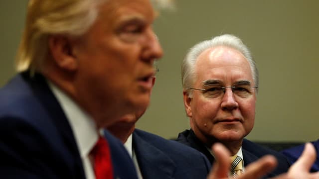 Trump (links) und Price Trump (links) und Price