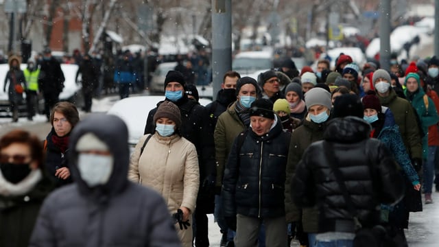 Protestierende Menge. Protestierende Menge.
