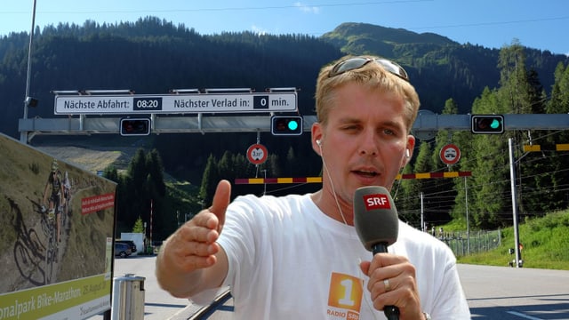 Reto vor einem Verlad Reto vor einem Verlad