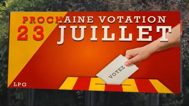Ein Plakat. Ein Plakat.