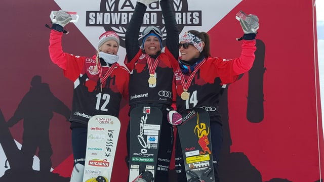 Da san. Julie Zogg, Ladina Jenny e Stefanie Müller. Da san. Julie Zogg, Ladina Jenny e Stefanie Müller.