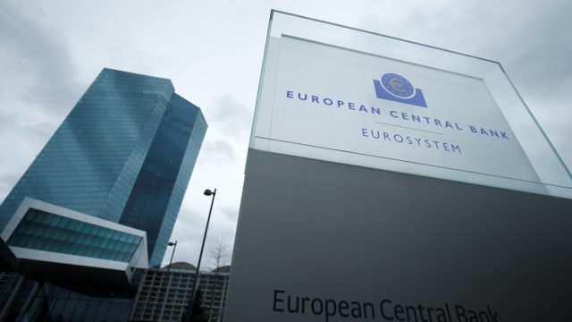 Die Europäische Zentralbank in Frankfurt Die Europäische Zentralbank in Frankfurt