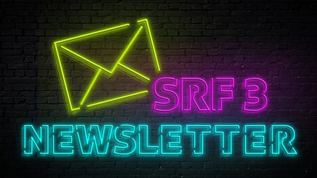 Logo SRF 3-Newsletter. Logo SRF 3-Newsletter.
