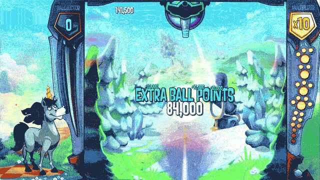 Ein animiertes GIF zeigt eine Spielszene aus «Peggle 2» Ein animiertes GIF zeigt eine Spielszene aus «Peggle 2»