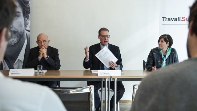 Daniel Jositsch, Adrian Wüthrich und Carole Furrer Daniel Jositsch, Adrian Wüthrich und Carole Furrer