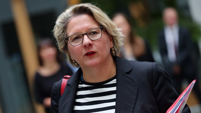 Die deutsche Umweltministerin Svenja Schulze Die deutsche Umweltministerin Svenja Schulze