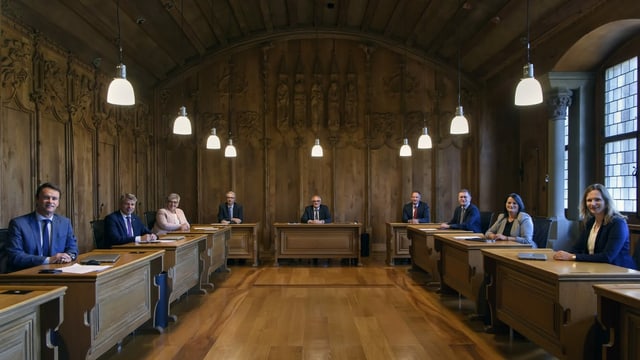 Die Berner Regierung. Die Berner Regierung.