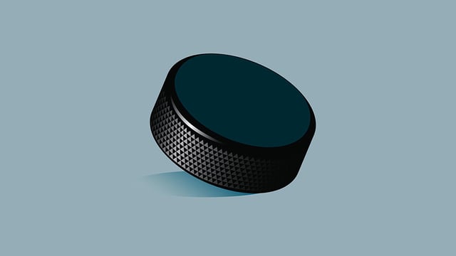 Eine Illustration eines Pucks Eine Illustration eines Pucks