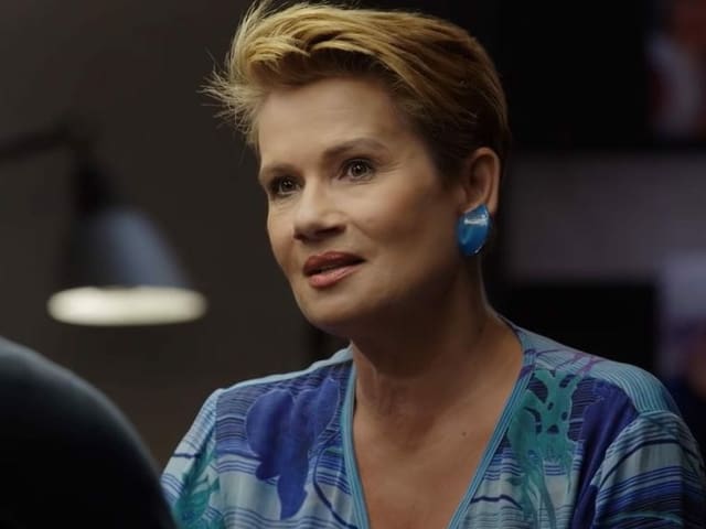 Aufnahme von Jenny Jürgens währen TV-Sendung «Bekcmann». Aufnahme von Jenny Jürgens währen TV-Sendung «Bekcmann».