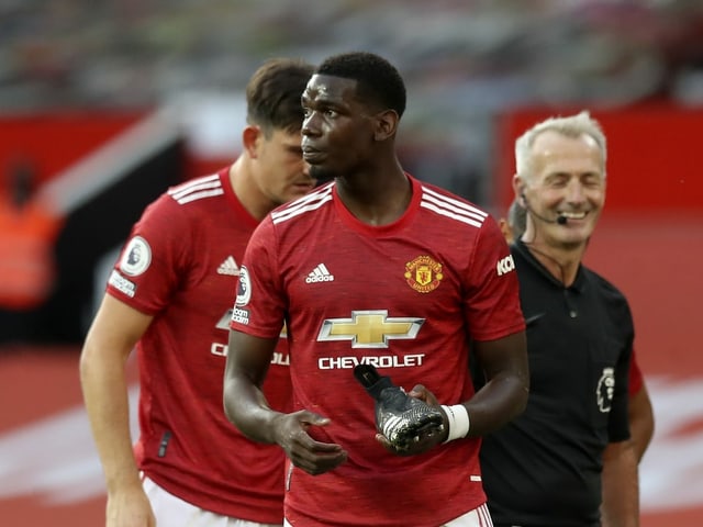 Paul Pogba von Manchester United. Paul Pogba von Manchester United.