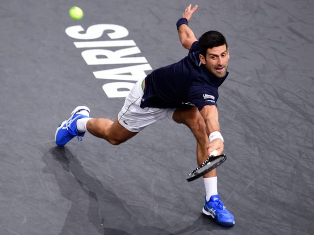 Novak Djokovic in Paris-Bercy Novak Djokovic in Paris-Bercy