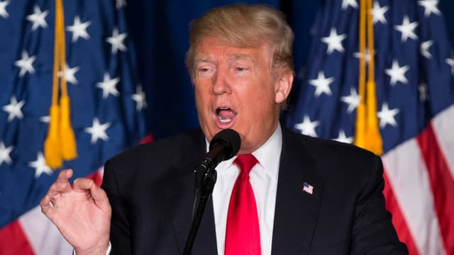 Donald Trump im Mayflower-Hotel in Washington. Donald Trump im Mayflower-Hotel in Washington.