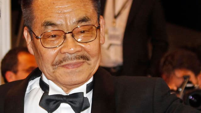 Lächelt zufrieden am Filmfestival von Cannes: Yoshihiro Tatsumi. Lächelt zufrieden am Filmfestival von Cannes: Yoshihiro Tatsumi.