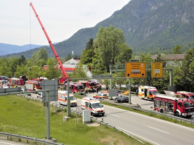 Scene of an accident in Upper Bavaria.