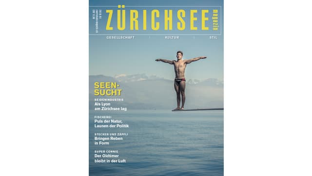 Cover dil Zürichseemagazin cun in senudader sin in'aissa da siglir al lag da Turitg. Cover dil Zürichseemagazin cun in senudader sin in'aissa da siglir al lag da Turitg.