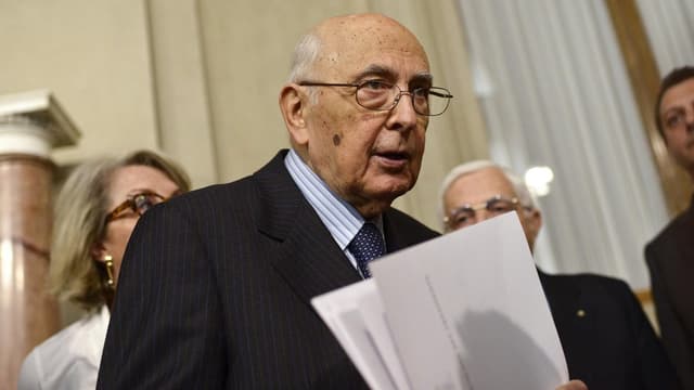 Italiens Staatspräsident Giorgio Napolitano Italiens Staatspräsident Giorgio Napolitano