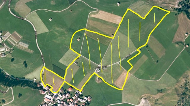 Foto da satellit da l'areal sper Degen, prendì en locaziun da l'Open Air Lumnezia. Foto da satellit da l'areal sper Degen, prendì en locaziun da l'Open Air Lumnezia.
