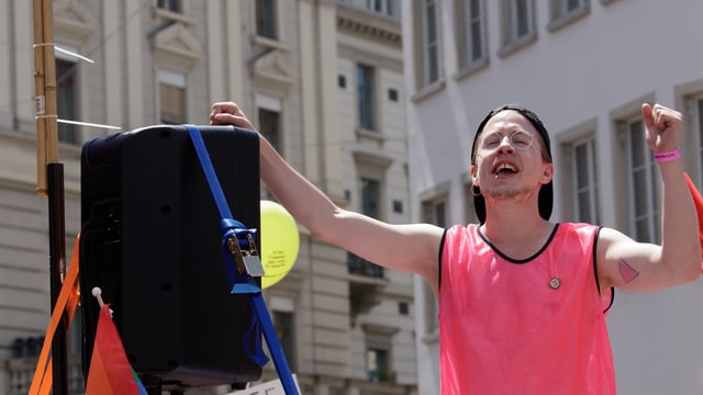 Florian Vock, LGBT-Aktivist und Politiker in der SP Baden Florian Vock, LGBT-Aktivist und Politiker in der SP Baden