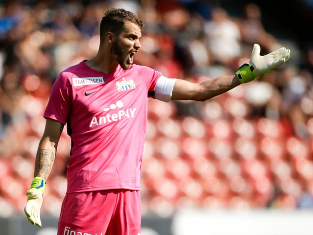 FCZ-Keeper Yanick Brecher. FCZ-Keeper Yanick Brecher.