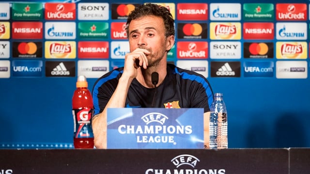 Barcelona-Coach Luis Enrique. Barcelona-Coach Luis Enrique.