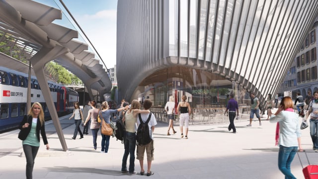 Parlament sagt mit wenig Begeisterung Ja zum Calatrava-Bau am Stadelhofen