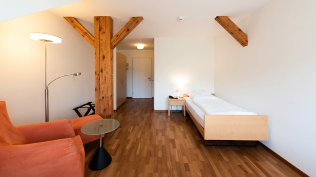 Blick in ein Zimmer des ehemaligen Klosters. Blick in ein Zimmer des ehemaligen Klosters.