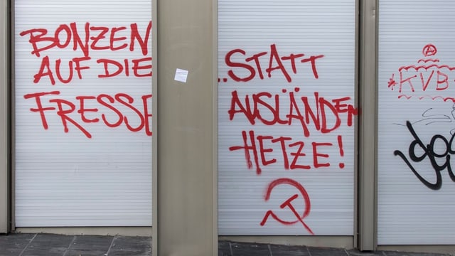 Besprayte Wände Besprayte Wände