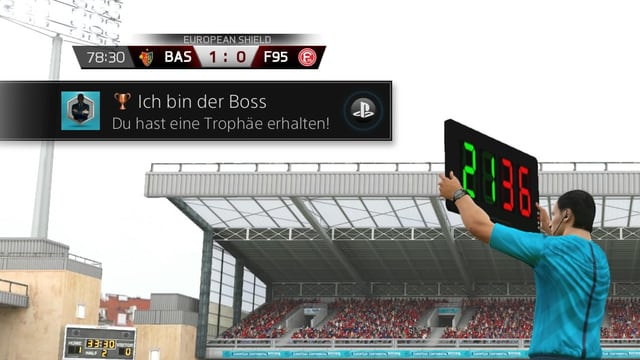 Ha! Trophäe "Ich bin der Boss"! Ha! Trophäe "Ich bin der Boss"!